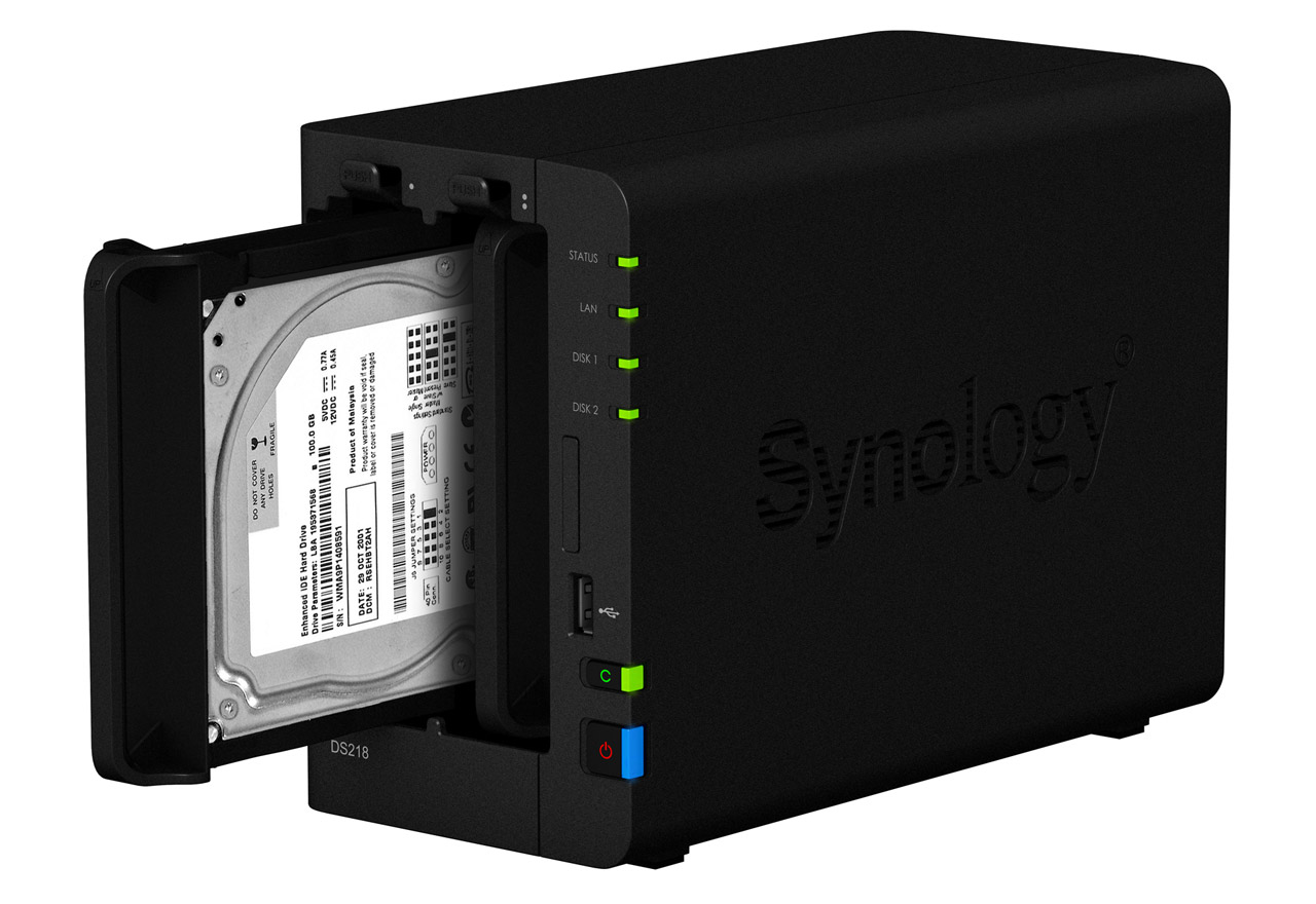 DiskStation DS218 | Synology 2ベイオールインワンNASキット | 株式