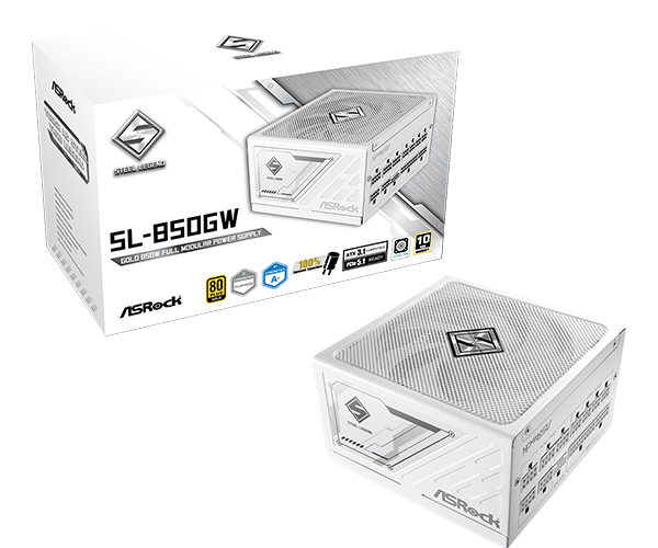 ASRock SL-850G 850W 電源ユニット PC電源 Steel Legend 850w ブラック SL-850G ［850W /ATX /Cybenetics