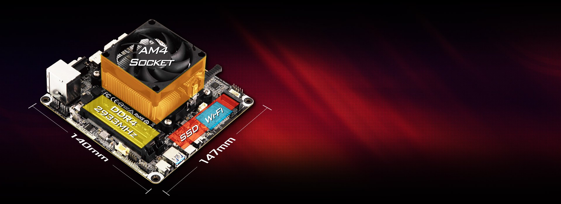 ASRock　DeskMiniA300Series ASRock > DeskMini A300 Series