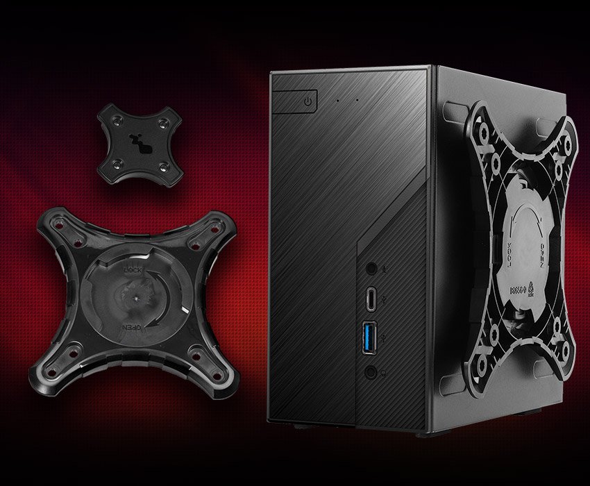 ミニPC ASRock DeskMini X300 DeskMini X300 | ASRock ベアボーン | 株式会社アスク