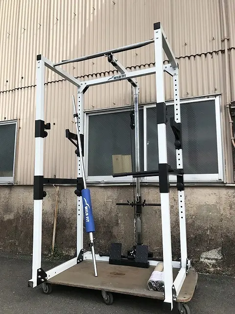 神奈川県 川崎市にて ワイルドフィット パワーラック PRO ラットプル