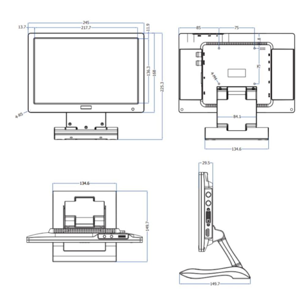 10.1インチ液晶モニター（LCD1015）の製品詳細｜映像音響テクニカル