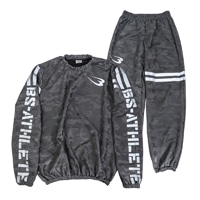 BURN－SUIT】サウナスーツアスリート セットアップスーツ S