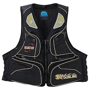サンライン ステータスHFTベストSTL-190 ゴールドXL - 【バス