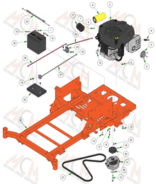 2024 Bad Boy MZ models Engine - Kawasaki FR651V