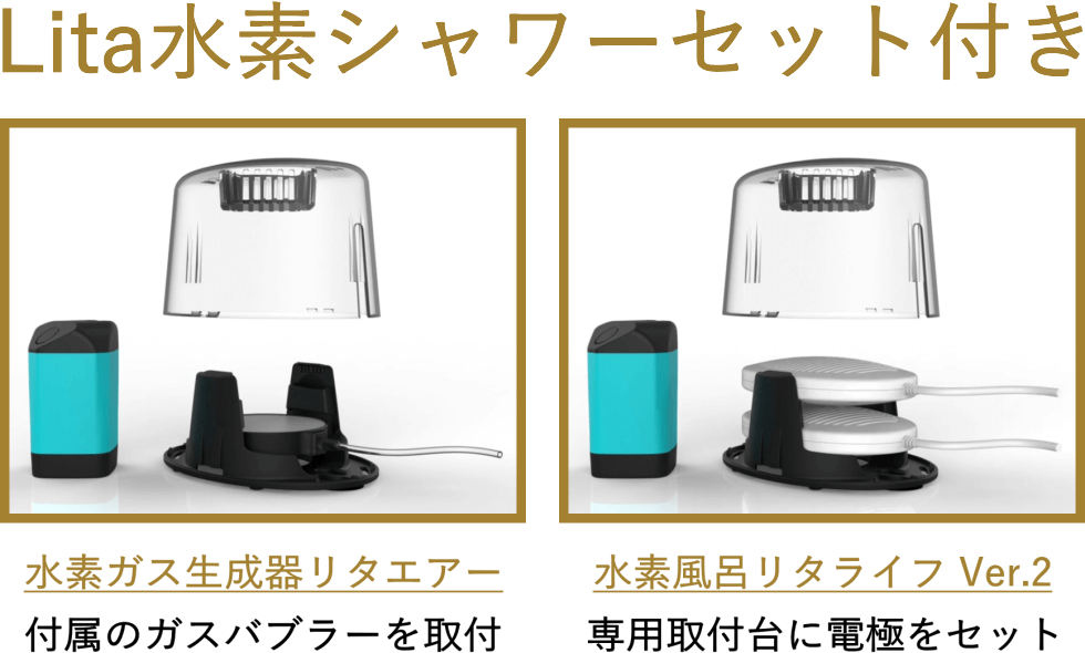 Litaシリーズの商品紹介｜水素吸入器のレンタルはリタエアー