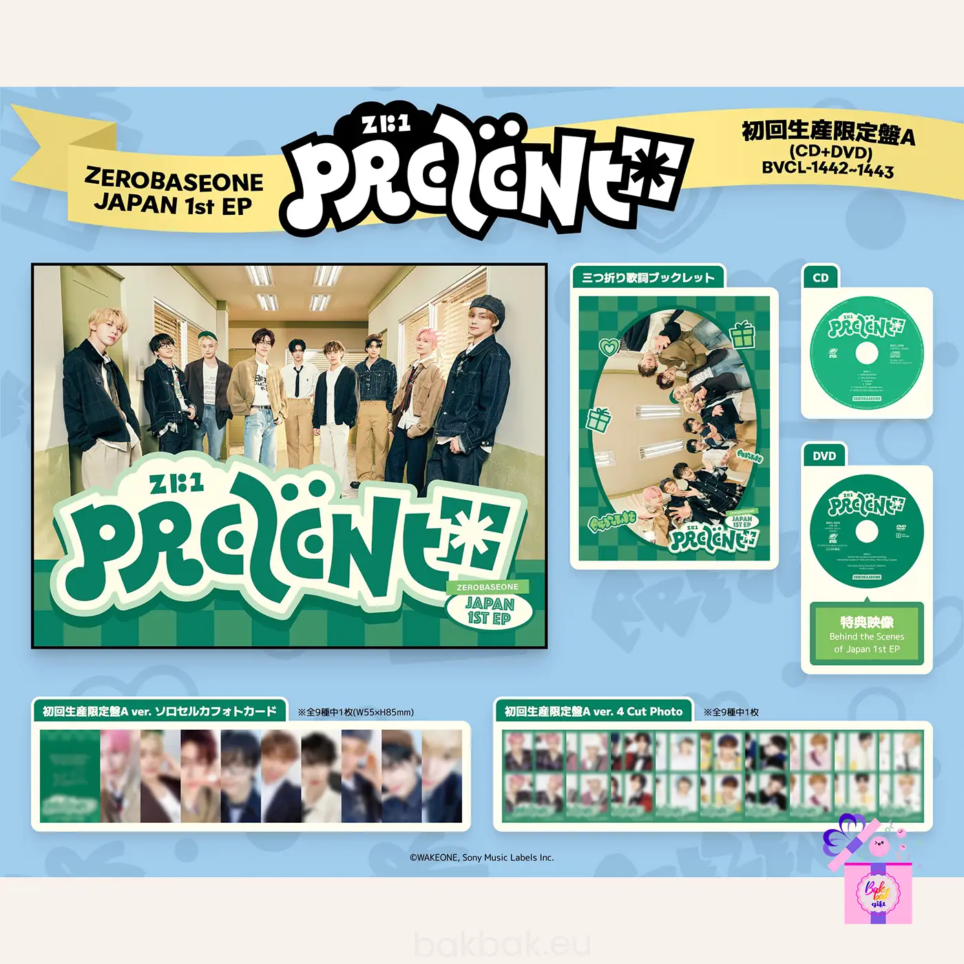 ZB1 – PREZENT (Limited Edition) [Japan 1st EP Album] – Bak Bak K