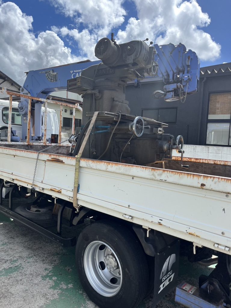 埼玉県にて、旋盤やフライス盤を譲って頂きました。 - 株式会社ECOLO