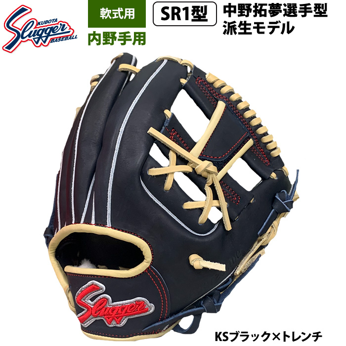 即日出荷 限定 久保田スラッガー 野球 軟式 グラブ 内野手用 SR1型 SR1
