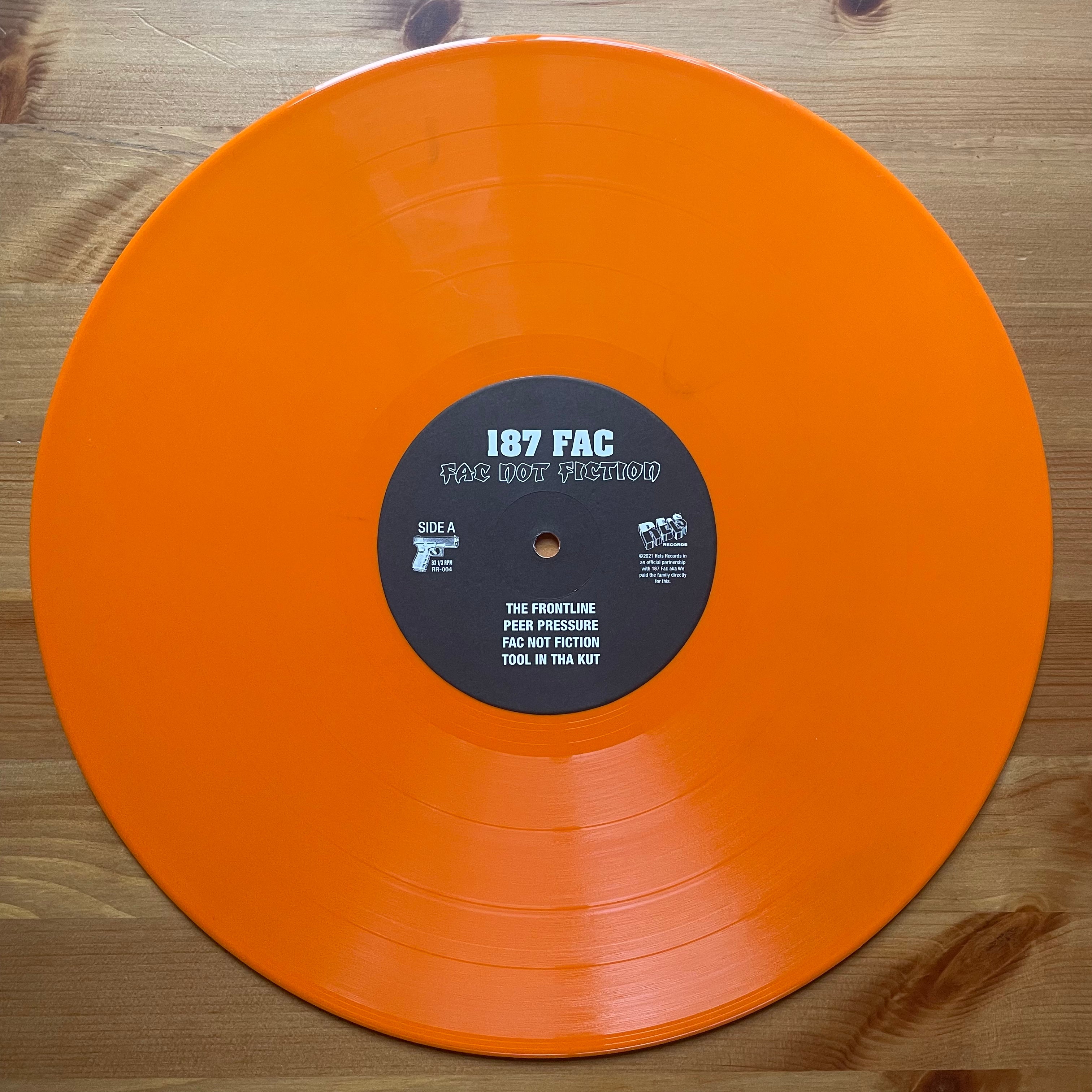 187 Fac - Fac Not Fiction 2LP (Colour Vinyl) – Beat Street Records