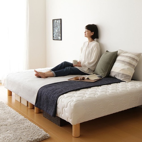 搬入・設置無料] 分割型脚付きマットレス (セミダブル)の詳細 | 日本