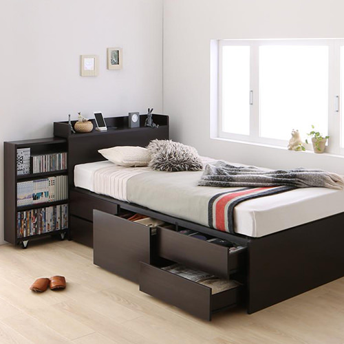 耐荷重200kg以上の頑丈設計!収納付きシングルベッド特集 | ベッドスタイル