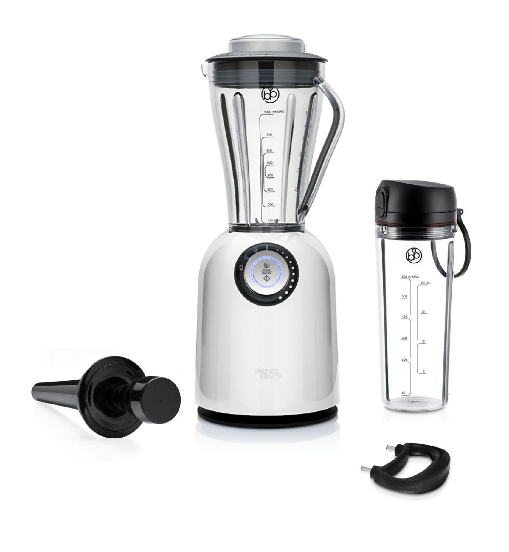 High-performance blender ATTIVO - bianco di puro – bianco di puro