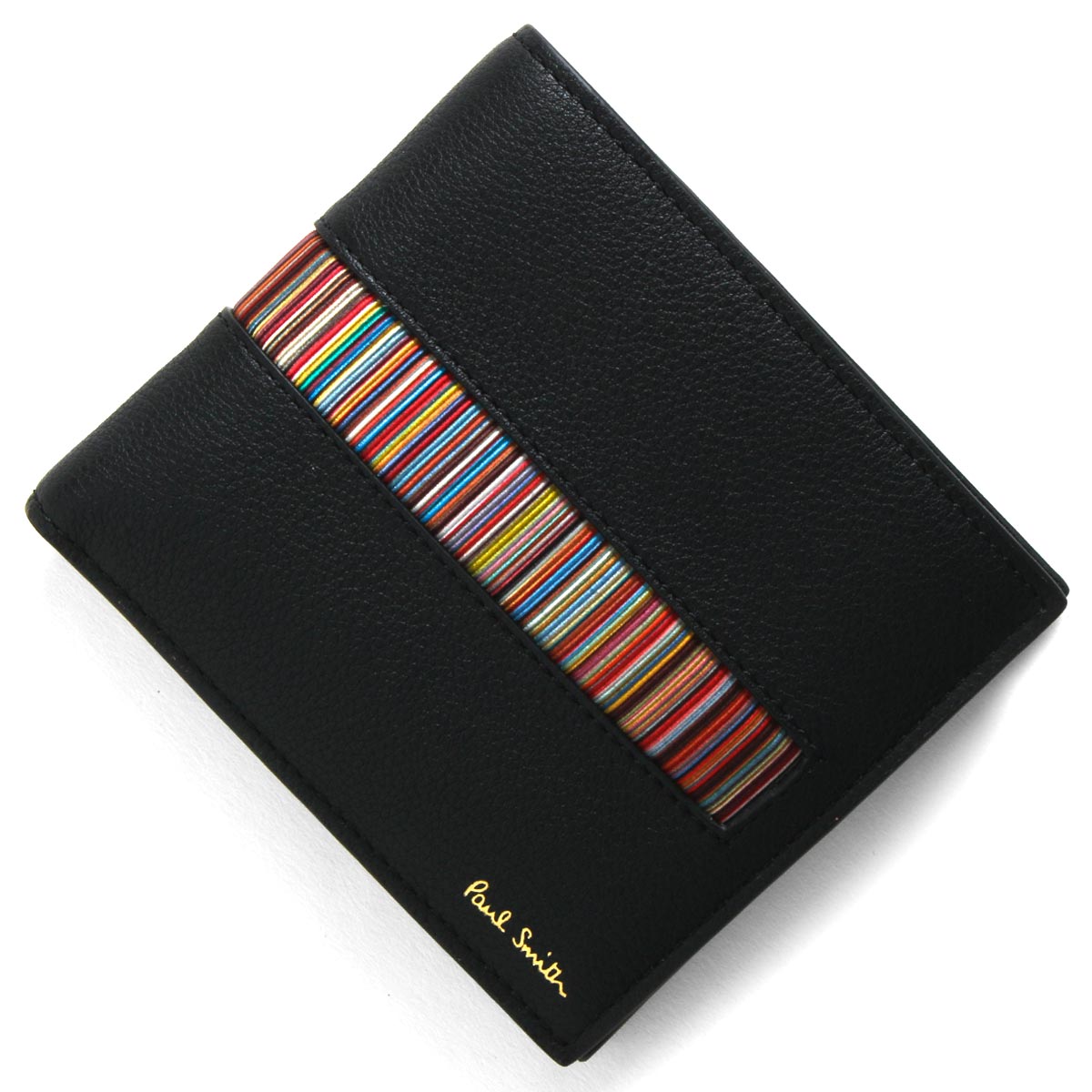 ポールスミス 二つ折り財布 財布 メンズ ブラック M1A 4833X AMUWEX 79