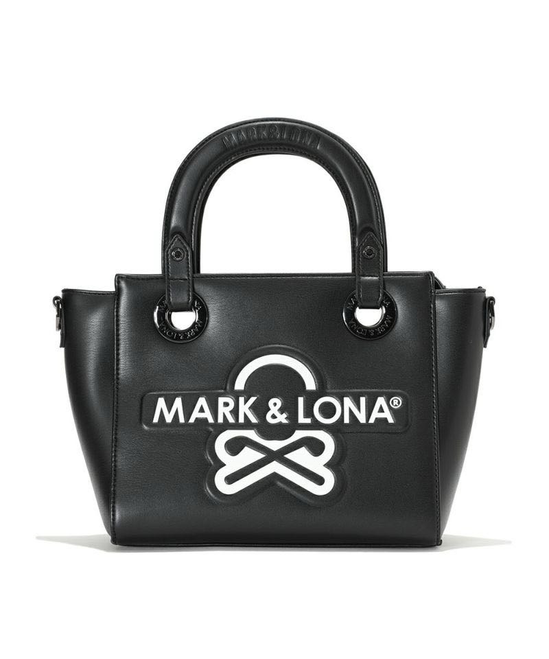 MARK&LONA マーク&ロナ カートバッグ ブラックスカルロゴ×チェッカー