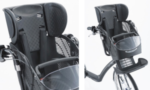 低重心でコンパクト。乗りやすく、乗せ降ろしも簡単。 3人乗り対応