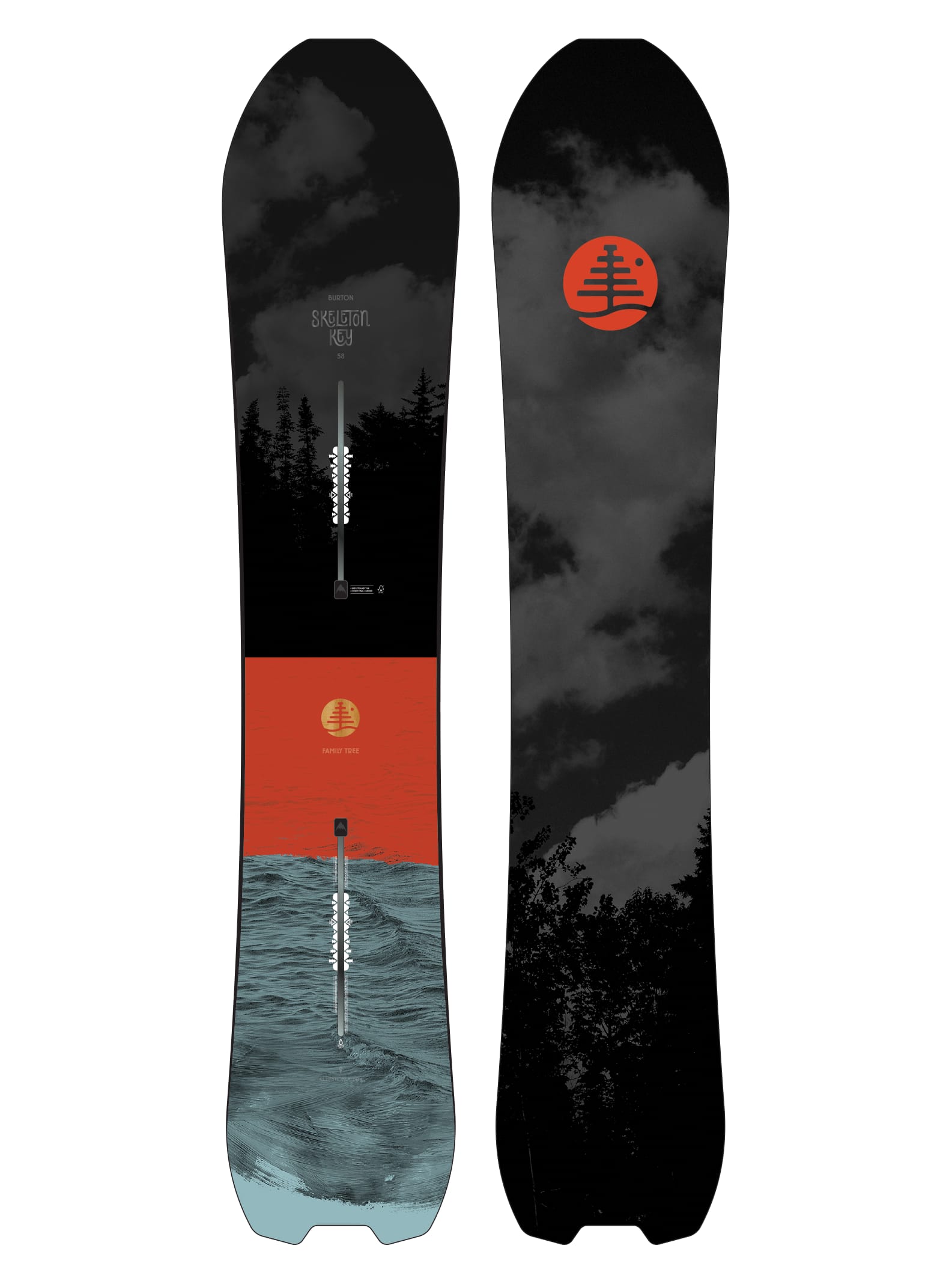 Burton / Men's Family Tree Skeleton Key Snowboard