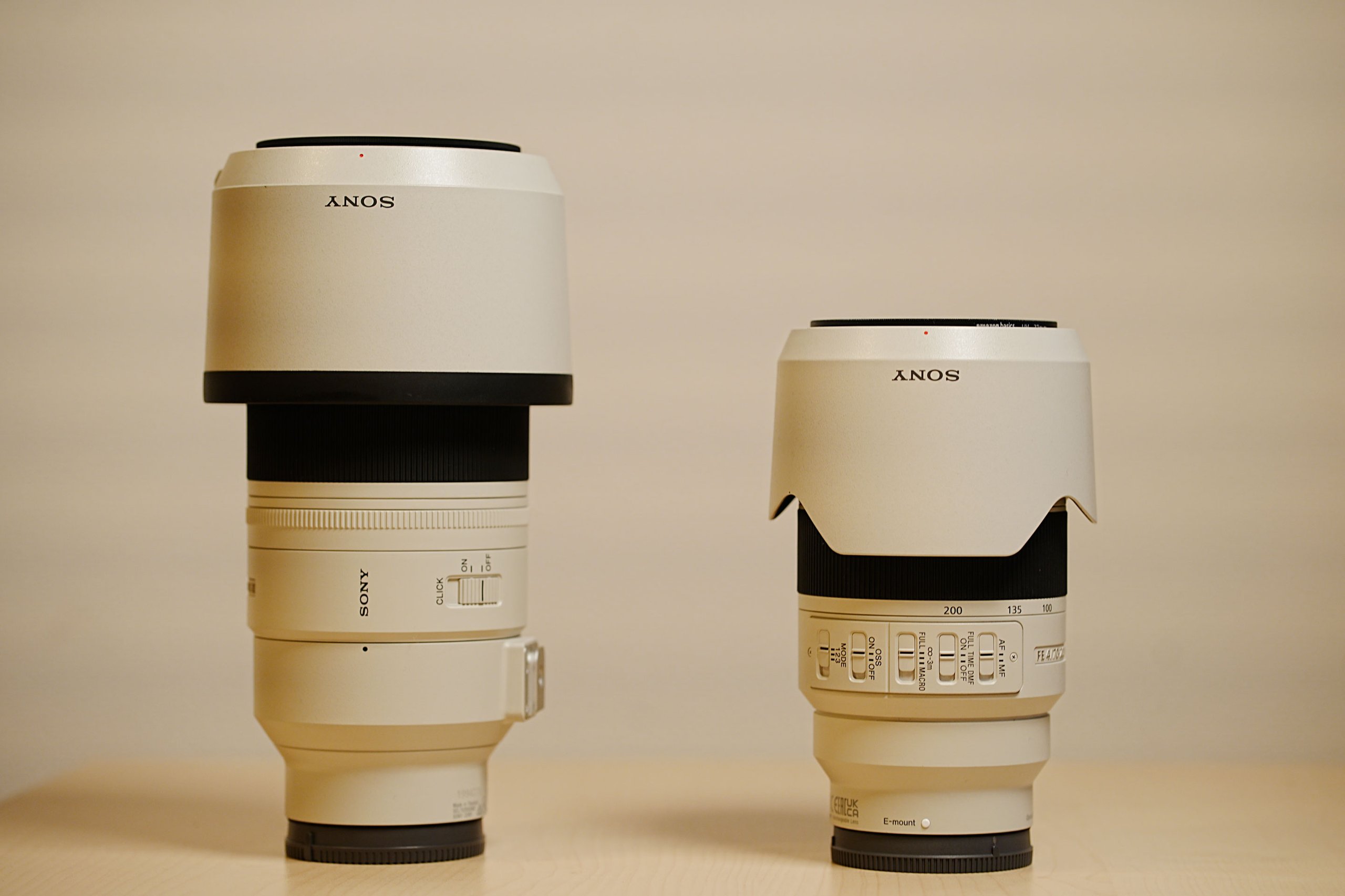 SONY FE 70-200mm F2.8 GM OSS II（SEL70200GM2）と70-200mm F4 Macro