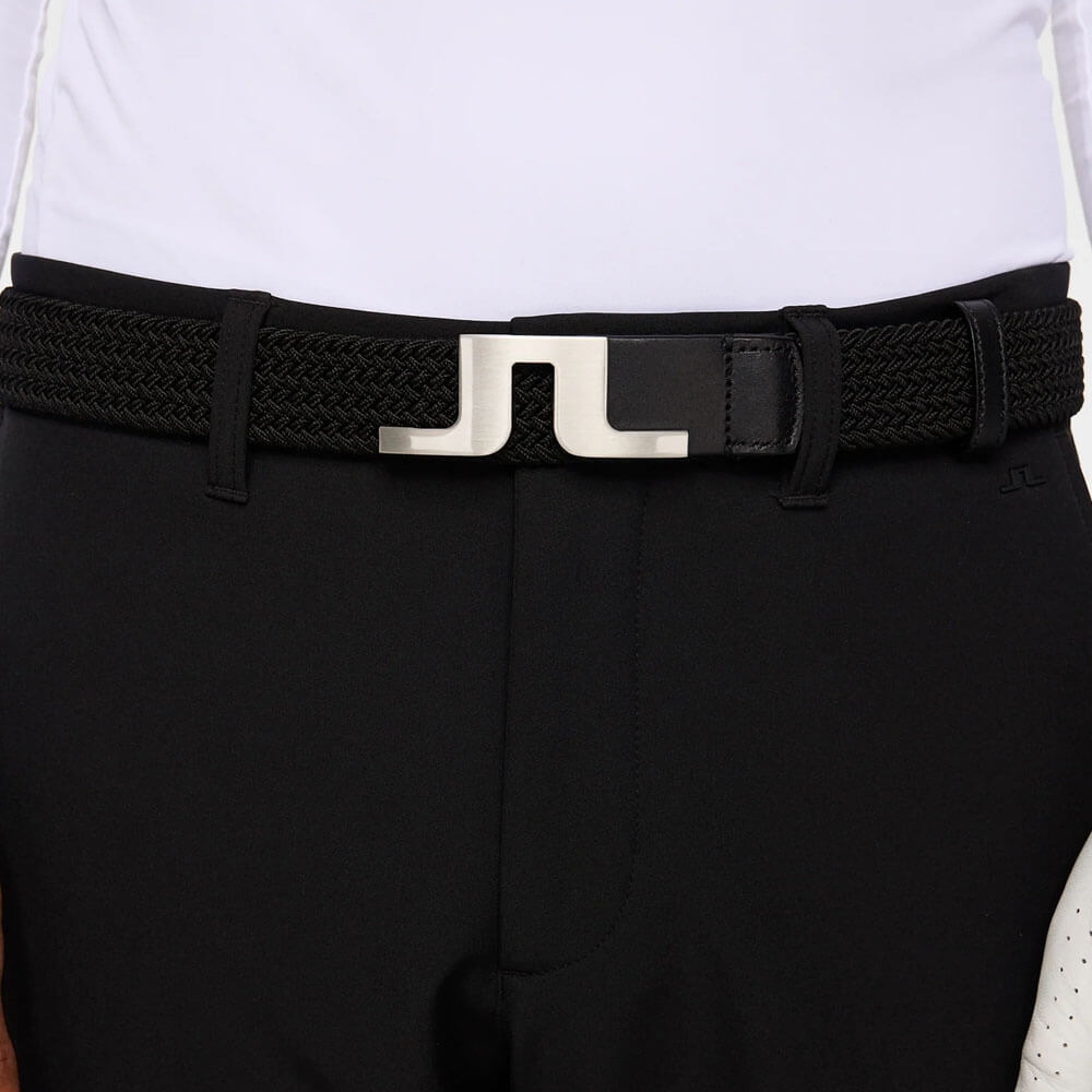 J.Lindeberg Berry Elastic Golf Belt Black - FW25 Men – Golfio