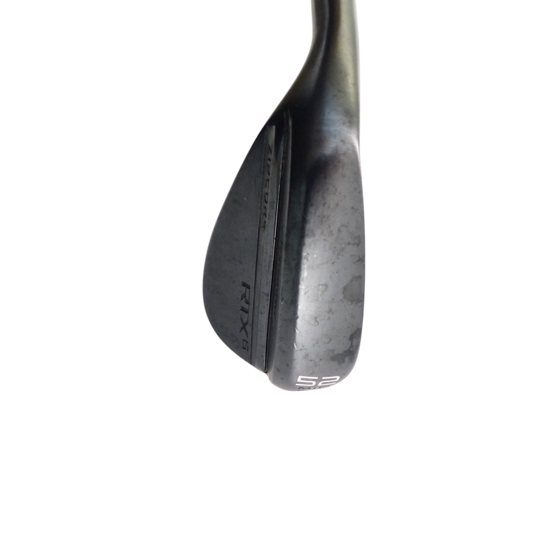 Cleveland: RTX 6 Zipcore Black Satin 52° Wedge Steel Wedge Left