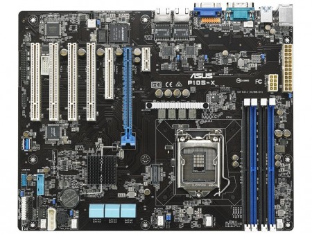 PCIスロット4本のサーバー向けLGA1151マザーボード、ASUS「P10S-X