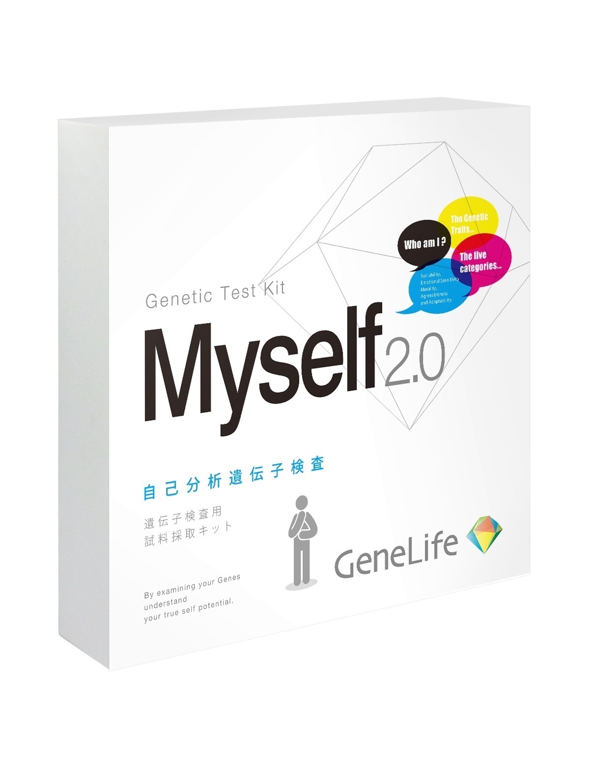 自己分析遺伝子検査キット Myself2.0
