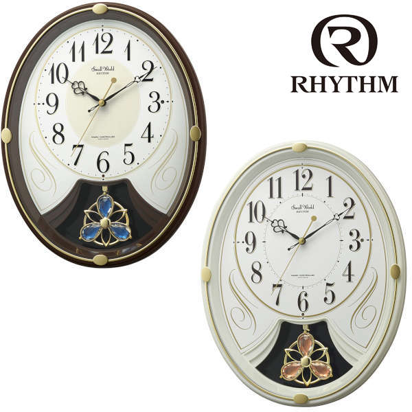リズム 電波からくり時計 スモールワールドアルディ｜106982｜商品詳細