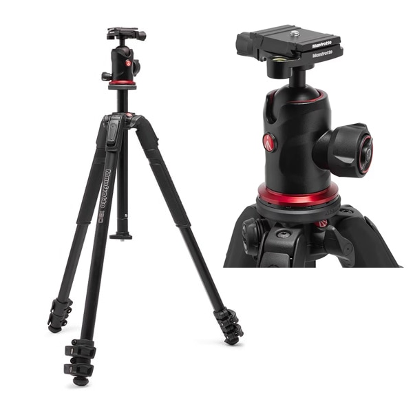 Manfrotto(マンフロット) 190プロアルミ三脚3段+Q6付きボール雲台