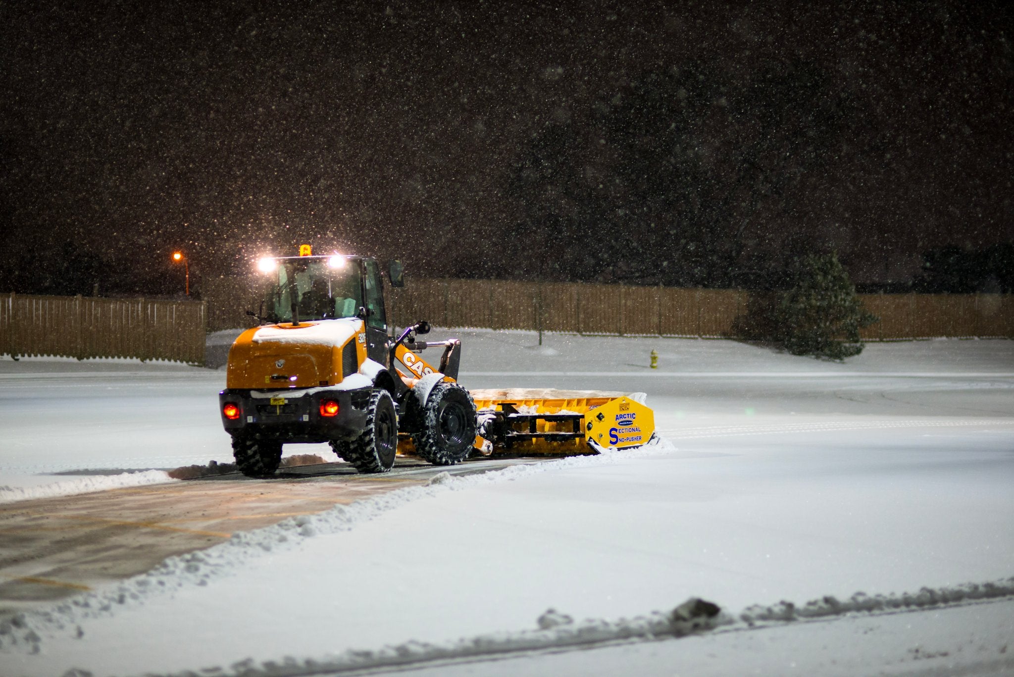 Arctic Sectional HD-19.5 Snow Plow (19.5′ Heavy-Duty Snow Pusher