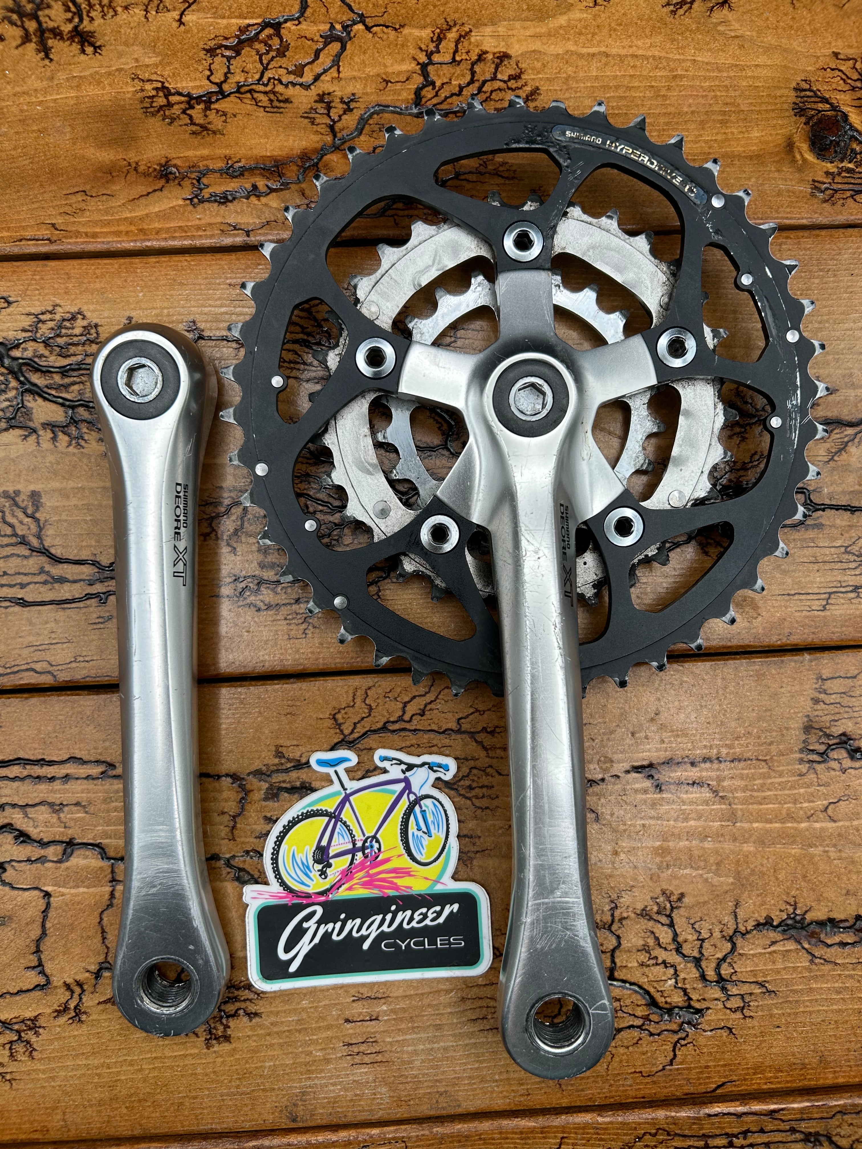 Shimano Deore XT FC-m737 44/32/22 175mm Crankset – Gringineer Cycles