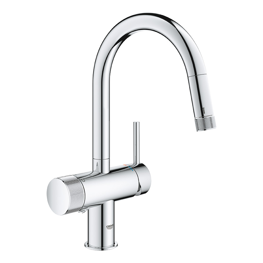 ミンタ 浄水器一体型シングルレバーキッチン混合栓｜製品情報｜GROHE