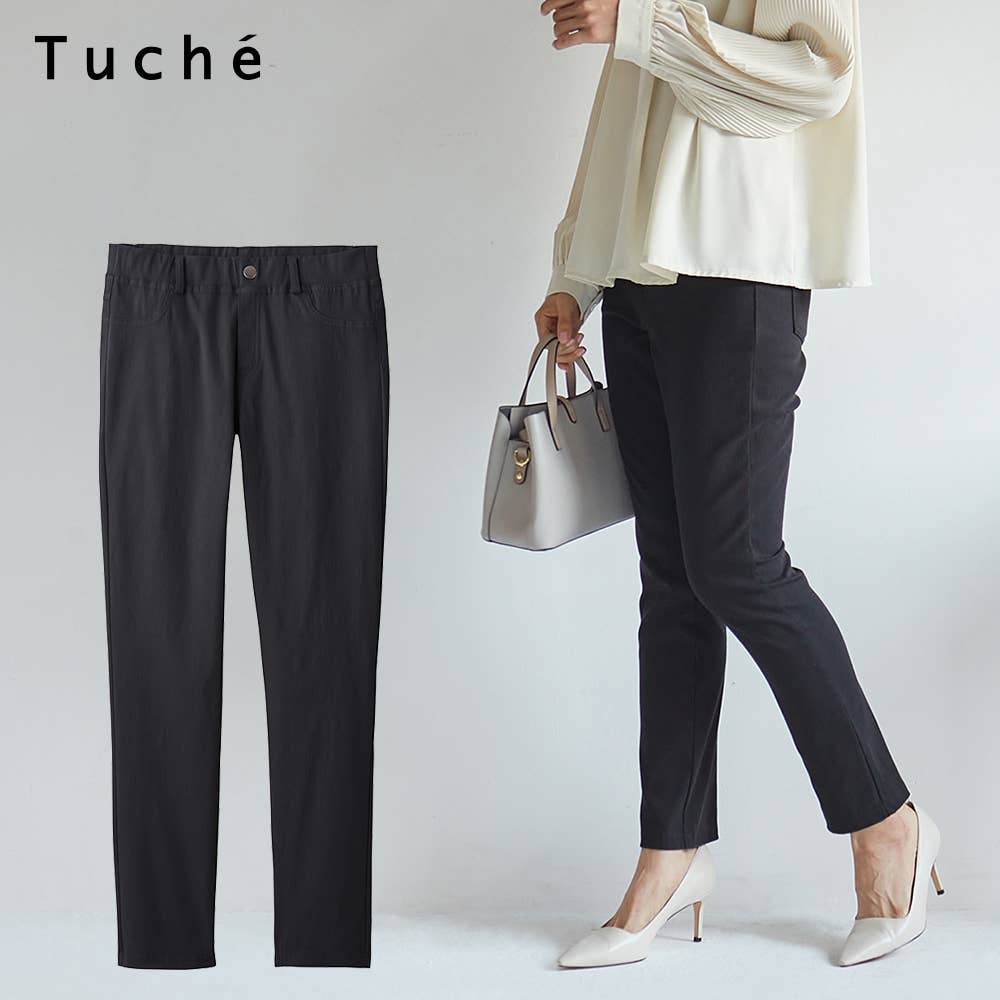 ストレート】ハイストレッチ綿混レギンスパンツ【SALE】 TZM85K