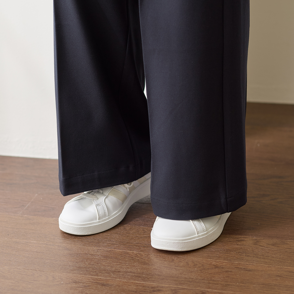 ワイド・裏起毛】ソフトタッチパンツ【SALE】 TZW72K :レディース