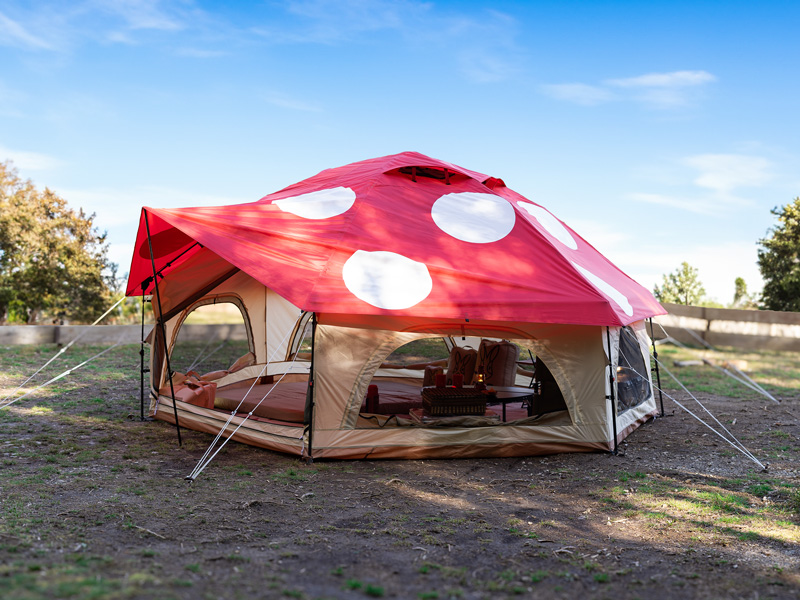 でかキノコテント - DOD（ディーオーディー）【公式ブランドサイト】