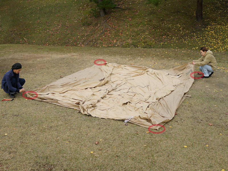 ツクツクベース（カーキ） T8-780-KH - DOD（ディーオーディー）【公式