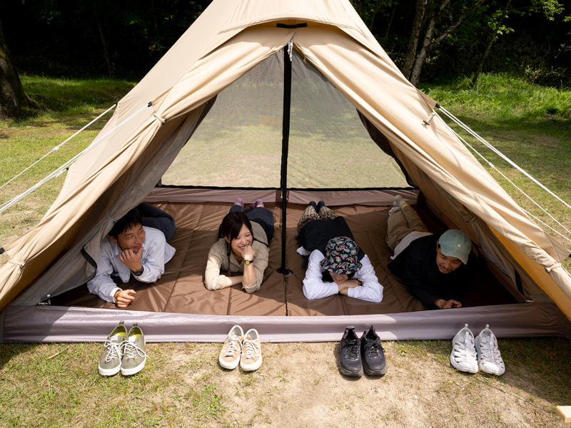 ワンポールテントRX(M)用マット MA3-953-BR（ブラウン） - DOD