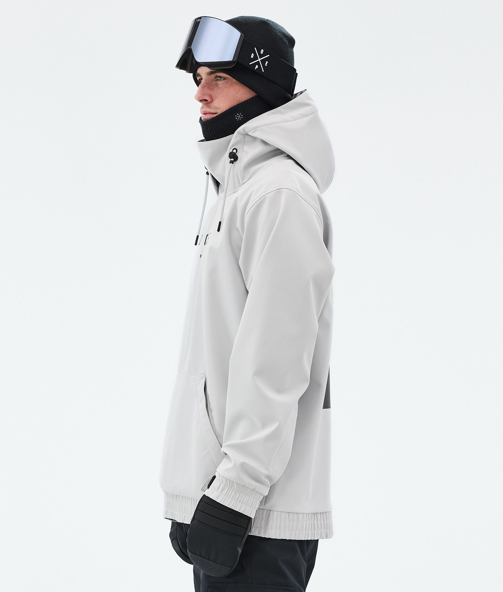 Dope Yeti Snowboard Jacket Men Aphex Light Grey | Dopesnow.com