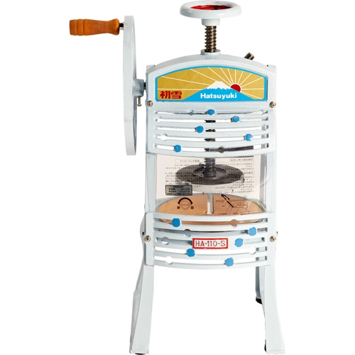 手動タイプ ブロックアイススライサー 初雪氷削機（業務用手動式かき氷