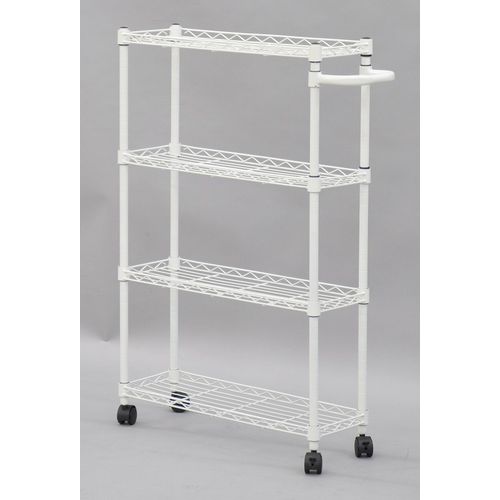 19φスチールワゴン 4段 2095 WH KS-2095WG エイ・アイ・エス メタル