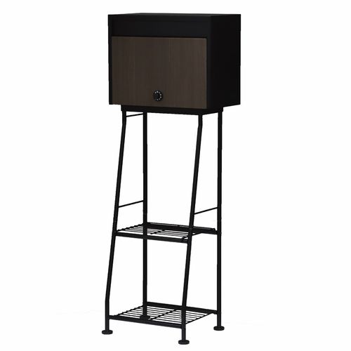 木目調大型ポストスタンドセット PS04FHM70D(MBK) グリーンライフ