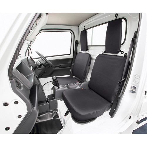 軽トラ】ドライビングシート 2140-33BK BONFORM フロントシートカバー