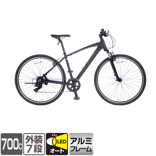 店舗受取限定】クロスバイク 自転車 ワーシップ 700C 外装7段