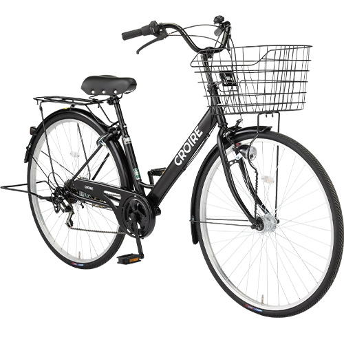 店舗受取限定】パンクしにくい軽快自転車 クルワール 27インチ 外装6段