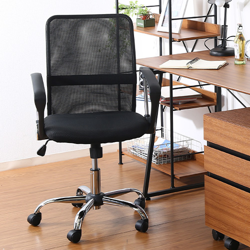 メッシュバックチェアー HF-78 90874 不二貿易 オフィスチェア