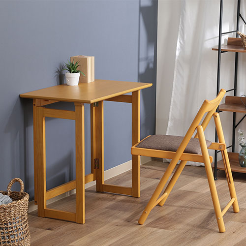 フォールディングテーブル ミラン NA 10880 不二貿易 木製テーブル