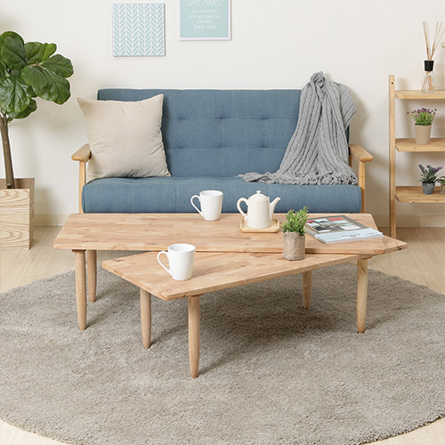 NaturalSignature センターテーブル ツイン 37002 不二貿易 木製