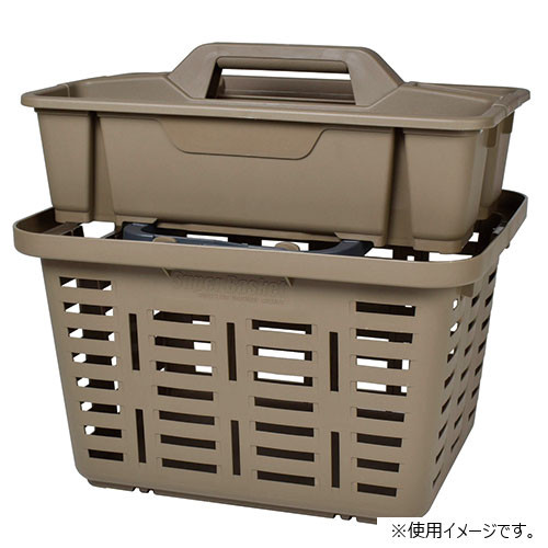 タフリー TH-465 ブラウン リングスター プラスチック工具箱