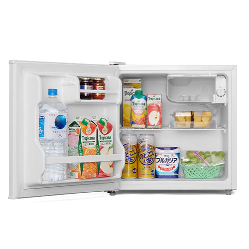 冷蔵庫 45L IRSD-5AL-W ホワイト アイリスオーヤマ 冷蔵庫 左開き