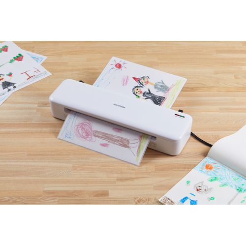 高速起動ラミネーターA3 2本ローラー HSL-A322-W アイリスオーヤマ