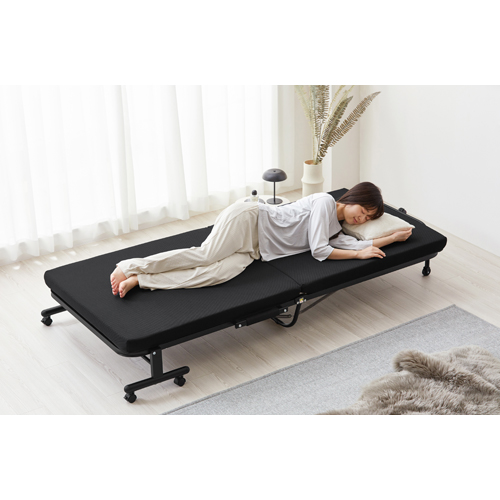 折りたたみベッド ブラック OTB-TRR アイリスオーヤマ 折りたたみ